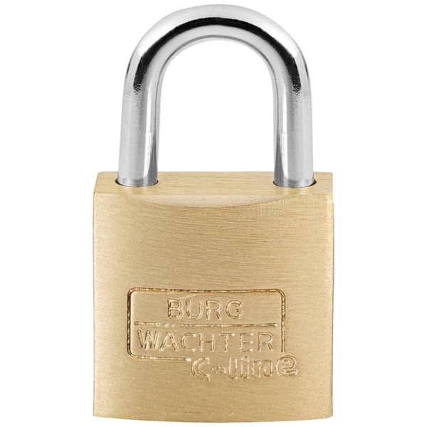 Burg Wächter 2961 Hänglås 25.00 mm Ny låsning Mässing Nyckel