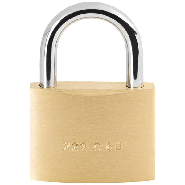 Burg Wächter 3031 Hänglås 60.00 mm Ny låsning Mässing Nyckel