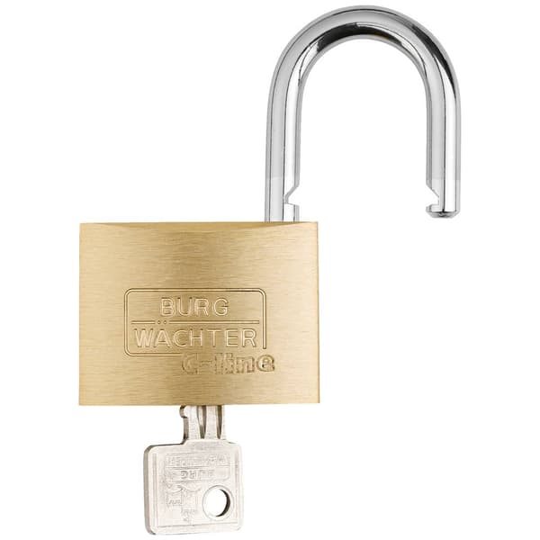 Burg Wächter 33691 Hänglås 50.00 mm Ny låsning Mässing Nyckel