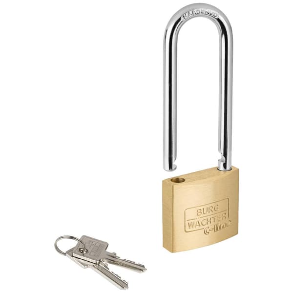 Burg Wächter 33681 Hänglås 40.00 mm Ny låsning Mässing Nyckel