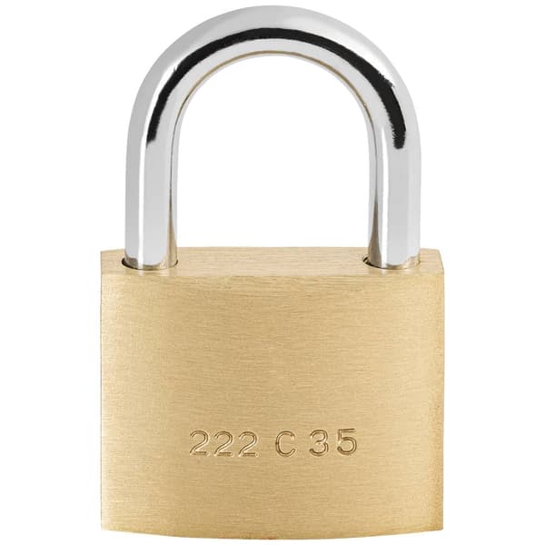 Burg Wächter 3051 Hänglås 35.00 mm Ny låsning Mässing Nyckel
