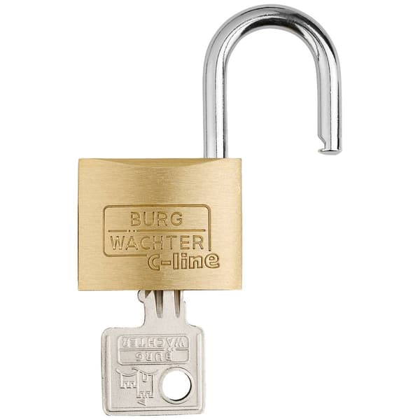 Burg Wächter 3051 Hänglås 35.00 mm Ny låsning Mässing Nyckel