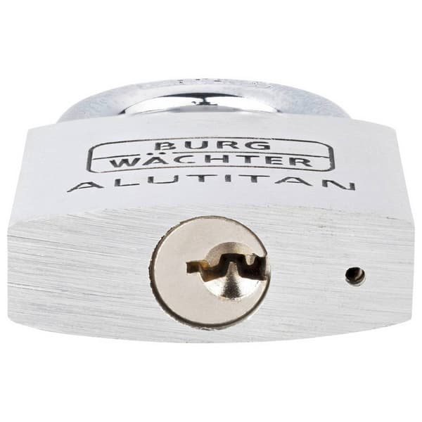 Burg Wächter 36161 Hänglås 40.00 mm Lika låsning Aluminium Nyckel