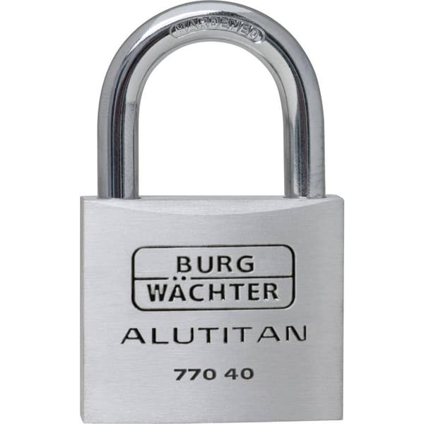 Burg Wächter 36061 Hänglås 40.00 mm Ny låsning Aluminium Nyckel