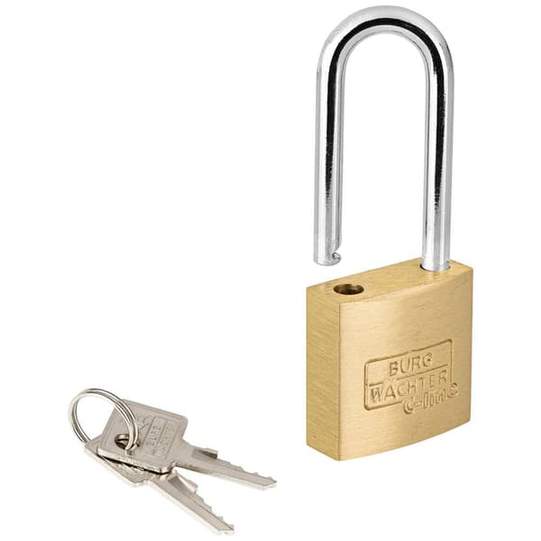 Burg Wächter 33591 Hänglås 20.00 mm Ny låsning Mässing Nyckel