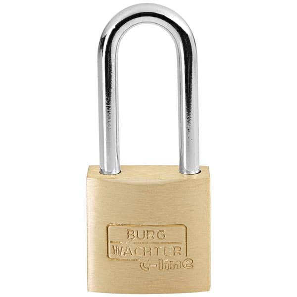 Burg Wächter 33591 Hänglås 20.00 mm Ny låsning Mässing Nyckel