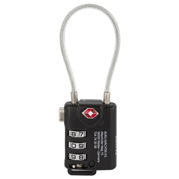 Burg Wächter 32891 Hänglås 32.80 mm TSA Svart Kombination