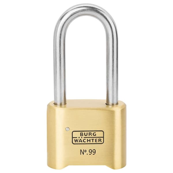 Burg Wächter 37491 Hänglås 51.90 mm Mässing Kombination
