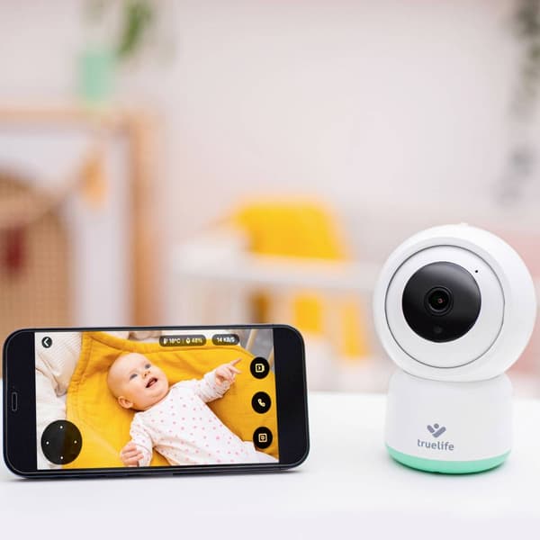truelife TrueLife NannyCam R3 Smart TLNCR3S Babymonitor med kamera WiFi 2.4 GHz