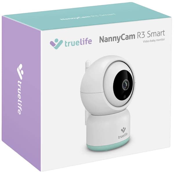 truelife TrueLife NannyCam R3 Smart TLNCR3S Babymonitor med kamera WiFi 2.4 GHz