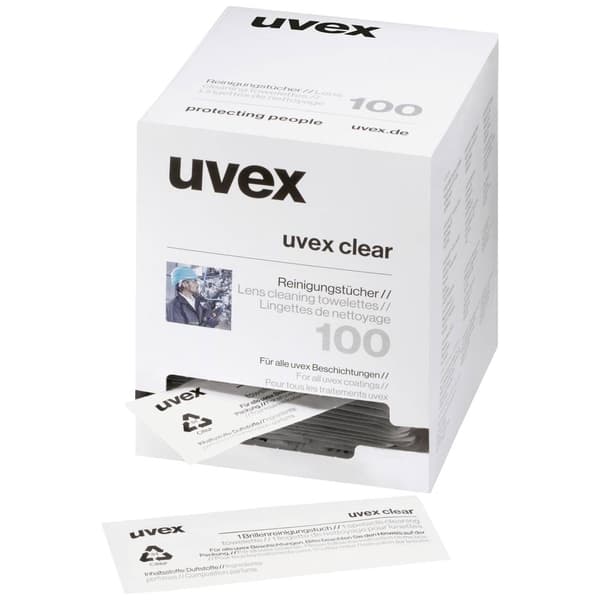 uvex 9963005 Rengöringsduk för glasögon 100 st