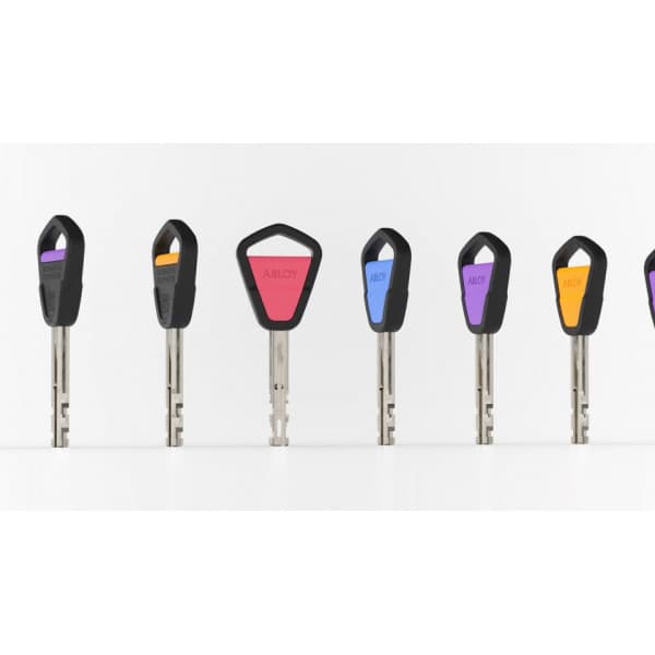 Abloy Easy -avainpesäpaketti, 3 kpl CY001J-avainpesä + 6 kpl Easy-avain, satiinikromi