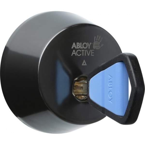 Abloy Easy -nøgleopbevaringspakke, 3 stk. CY001J-nøgleopbevaring + 6 stk. Easy-nøgle, sort