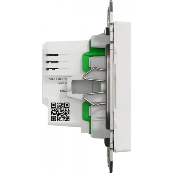 Schneider Electric Wiser Exxact -LED-knappsats, 130 W, vit
