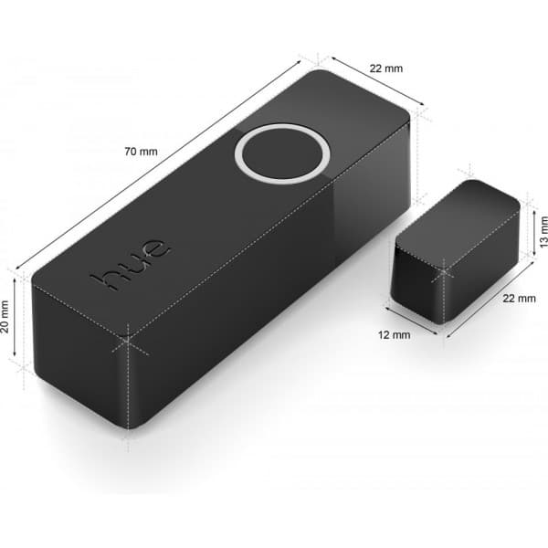 Philips Hue Secure berøringsføler, sort, 1 stk.