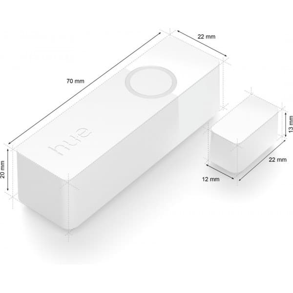 Philips Hue Secure tryksensor, hvid, 2 stk.