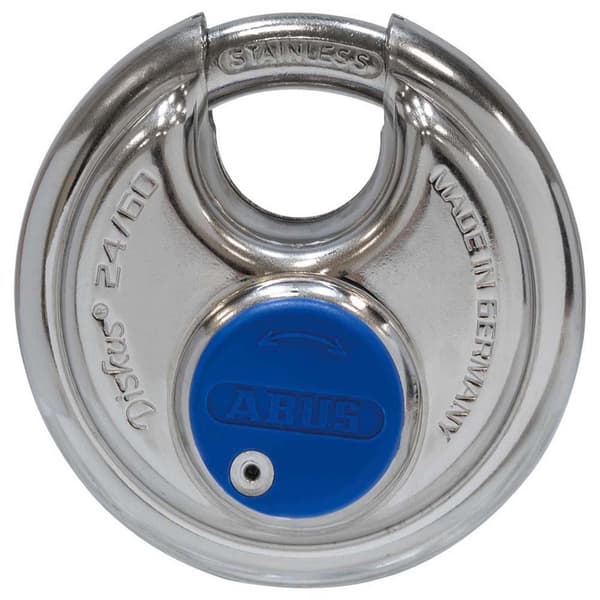 Abus Riippulukko 24ib/60 Diskus 8 Mm Hopeinen