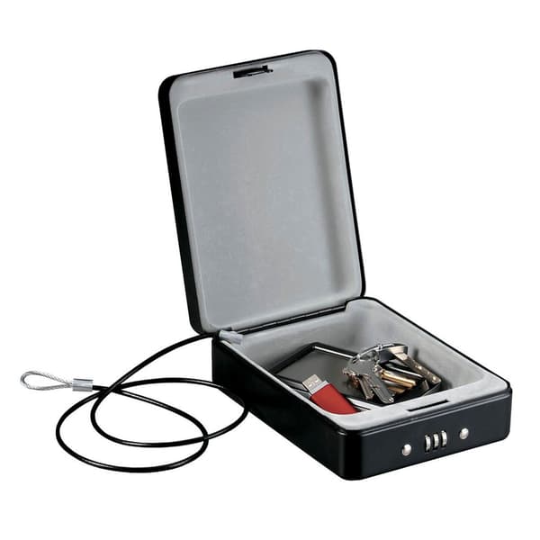 Master Lock Bærbar Pengeskab P005ceurblkhro Sort