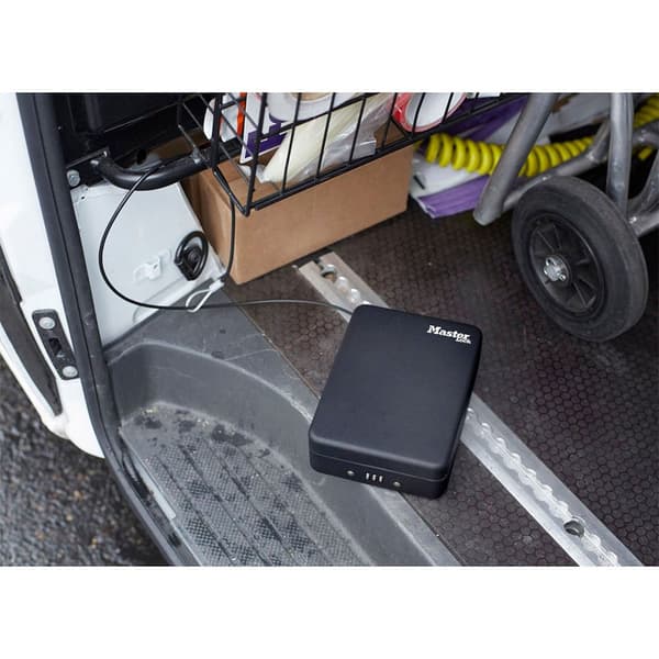 Master Lock Bærbar Pengeskab P005ceurblkhro Sort