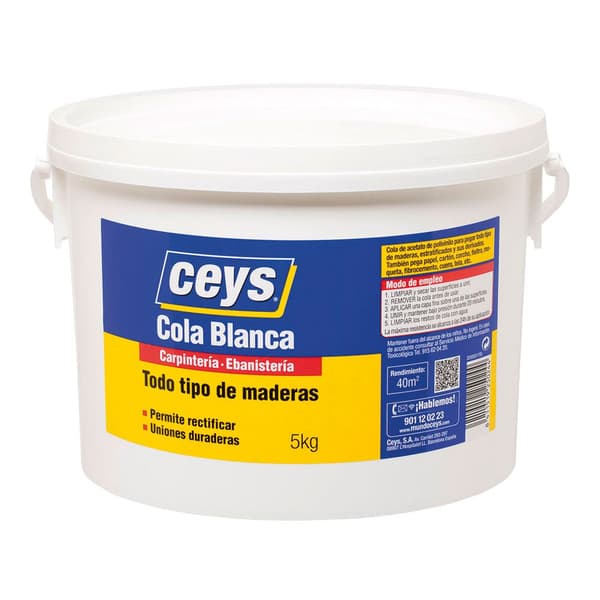Ceys Hvid Lim 501705 5kg Hvid