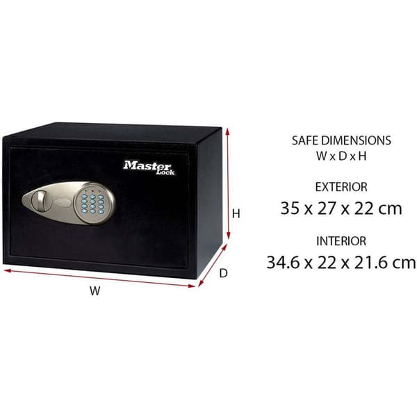 Master Lock Säker X055ml 16l Silver CDON