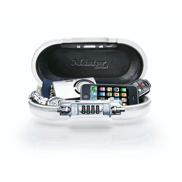Master Lock Bærbar Pengeskab 5900eurdwht Transparent