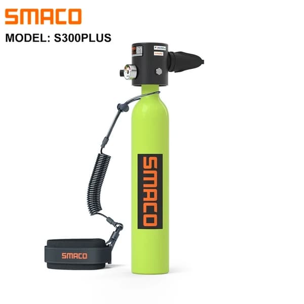 Sukellusvarustus, 05L tilavuus, käsipumppu, 0,5L SCUBA -säiliö