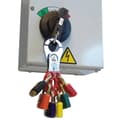 Miniatyrbild 2 av 2: Kasp K20038D Säkringshasp 90 mm Röd