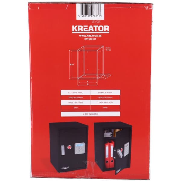 Kreator Sikkerhedsboks 350x520x360 Mm