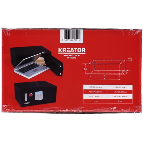 Kreator Sikkerhedsboks 430x200x350 Mm