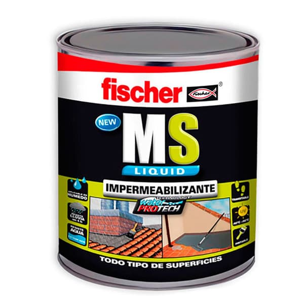 Fischer Group Flytande Vattentätning Ms 534614 1kg Vit