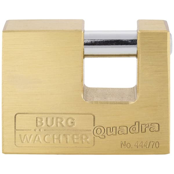 Burg Wächter 28681 Hänglås 70.00 mm Ny låsning Mässing Nyckel