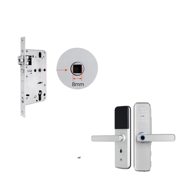 Smart lås, biometrisk fingeravtryckssäkerhet, WiFi-anslutning, X5 TYB4585