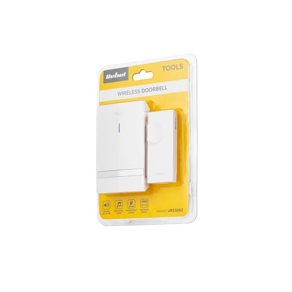 Trådlös dörrklocka (med 230V stickpropp) - 48 melodier