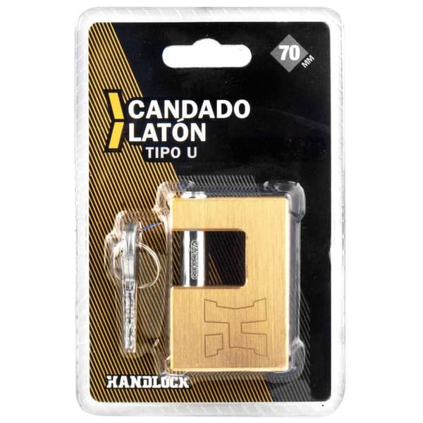 Handlock Hænglås U-type 90 Mm