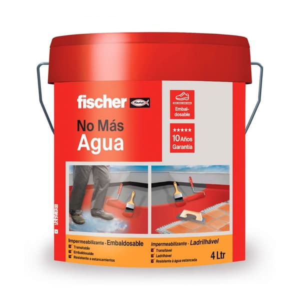 Fischer Group Laatoitettu Vesieristys 17886 4l Harmaa