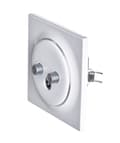 Miniatyrbillede 2 af 5: Fibaro Walli N stikkontakt R/TV+SAT Hvid