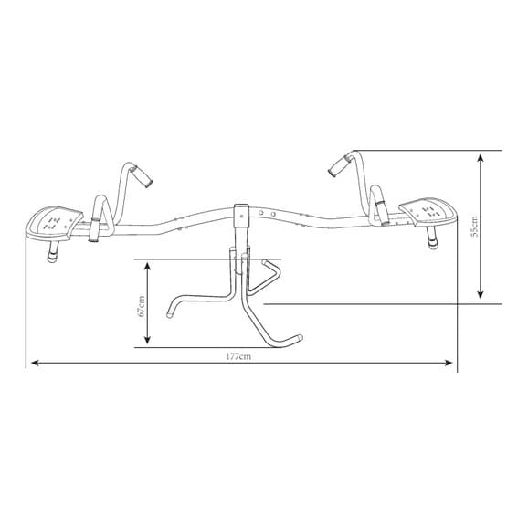 AXI - Vippe Roterende Antracit/creme