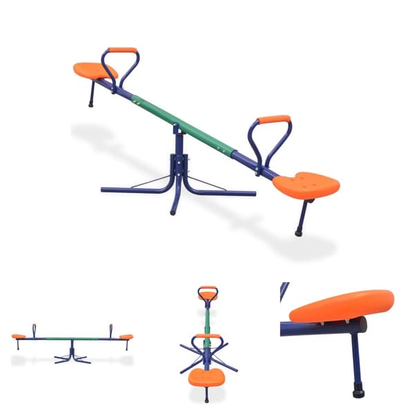 The Living Store 360-graders roterende vippe orange -  Vipper