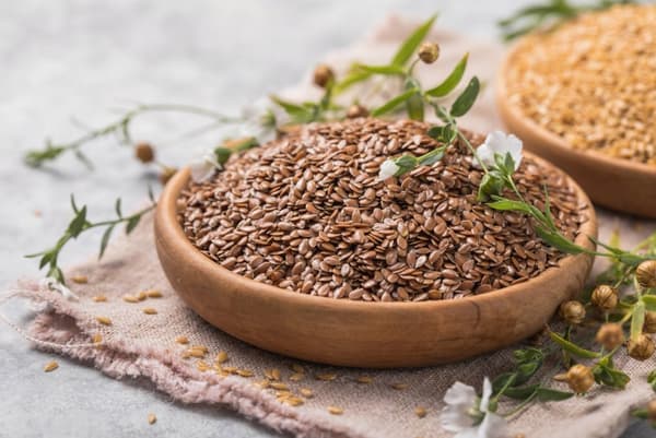 Tummakuoriset pellavansiemenet - 1kg