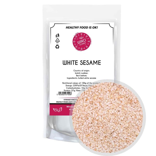 Hvidskallet sesam - 100 g frø