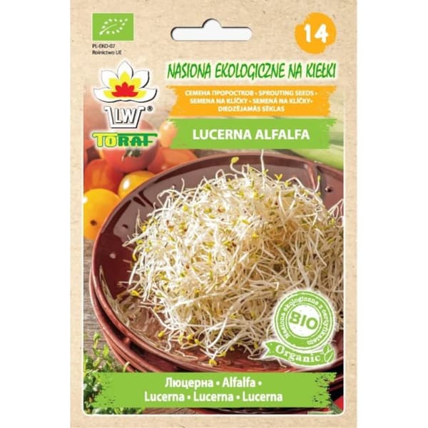 Luomu idätyssiemenet - alfalfa ALFALFA 20g