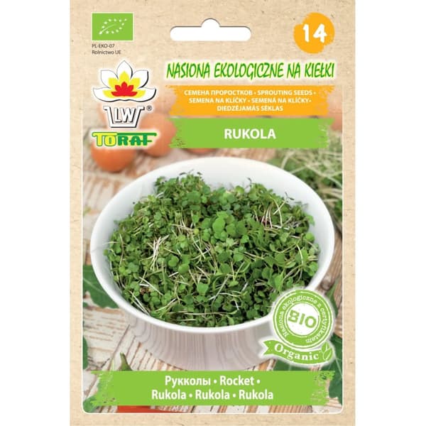 Luomu idätyssiemenet - rucola 10g