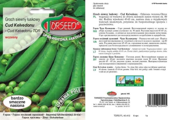 Kelvedon Mirakelærtefrø Torseed 50g