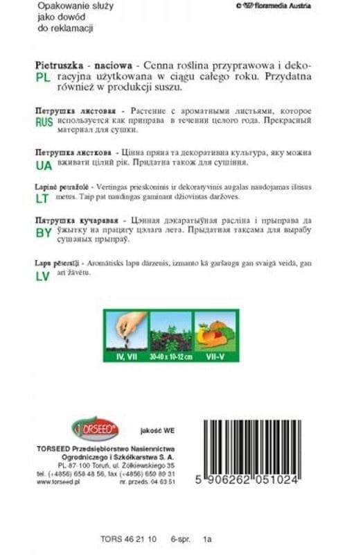 Persille Astra frø 50g