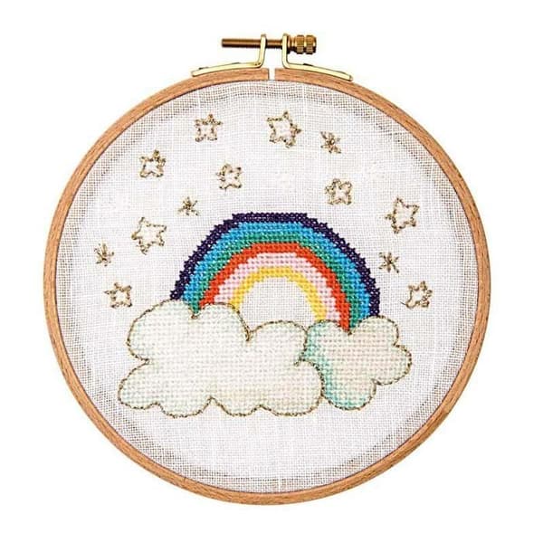 Korsstygnskit - Rainbow