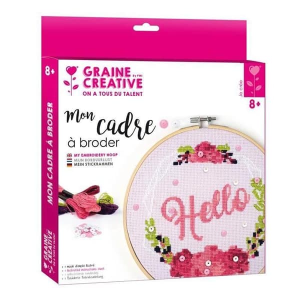Broderikit - Sjöjungfru - Trä - Träfärg - Hantverk - DIY