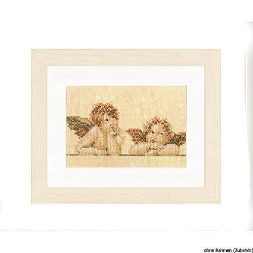 LANARTE PN-0007969 RÄKNADE KORSSÖMNINGSSET, VIT, 15 X 10 CM