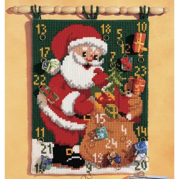 Vervaco Santa Claus Korsstygn väggmatta Kit - 12304632