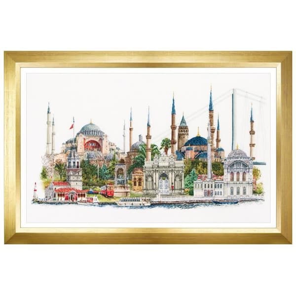 Thea Gouverneur - Counted Cross Stitch Kit - Istanbul - Aida - 18 Count - För vuxna - 479A